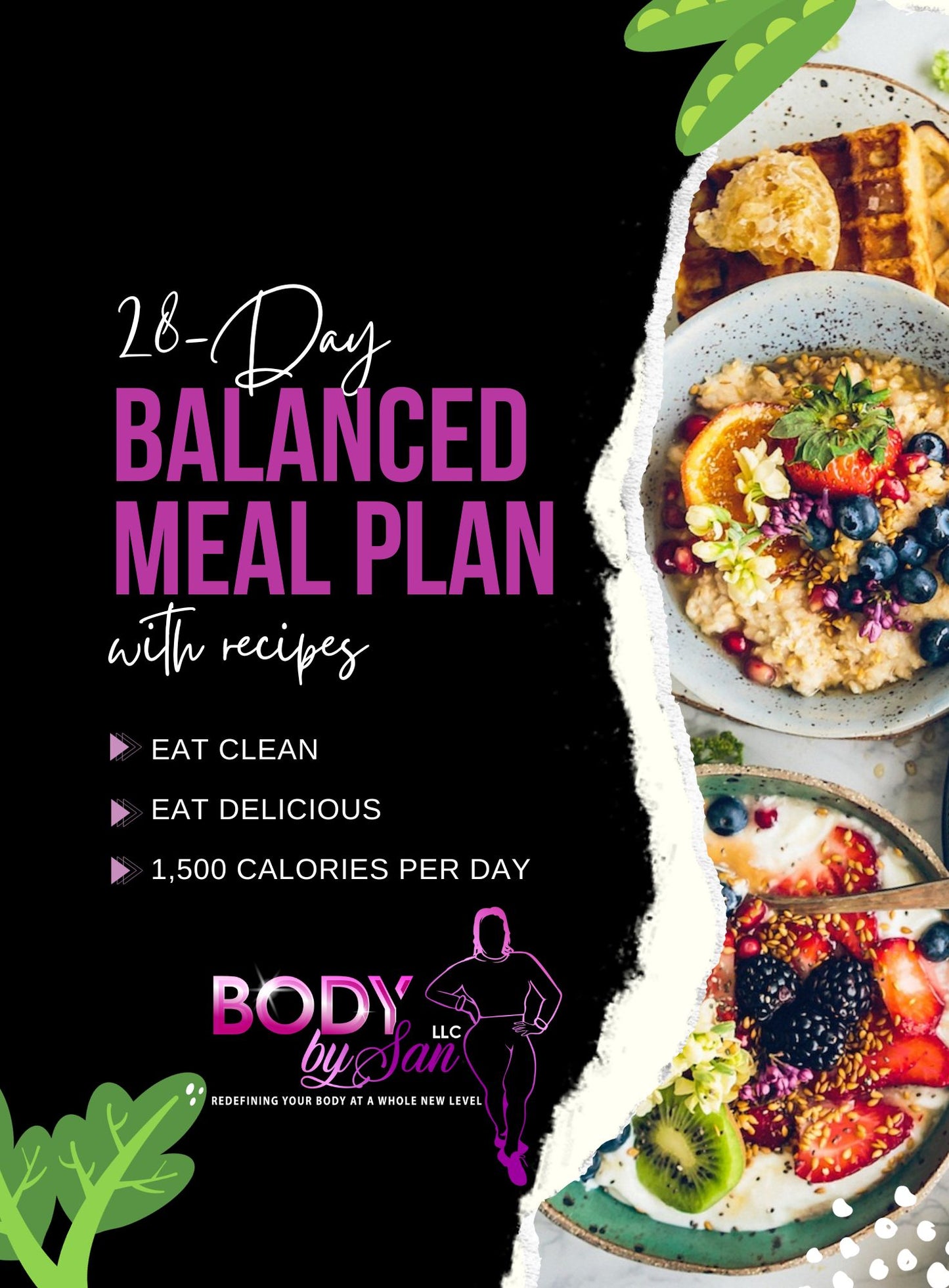 BodyBySanLLC - Meal Plan Menu Guide