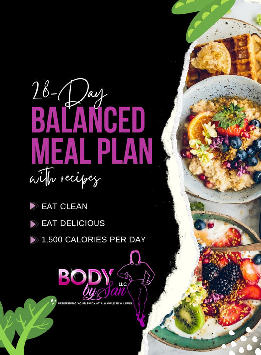 BodyBySanLLC - Meal Plan Menu Guide